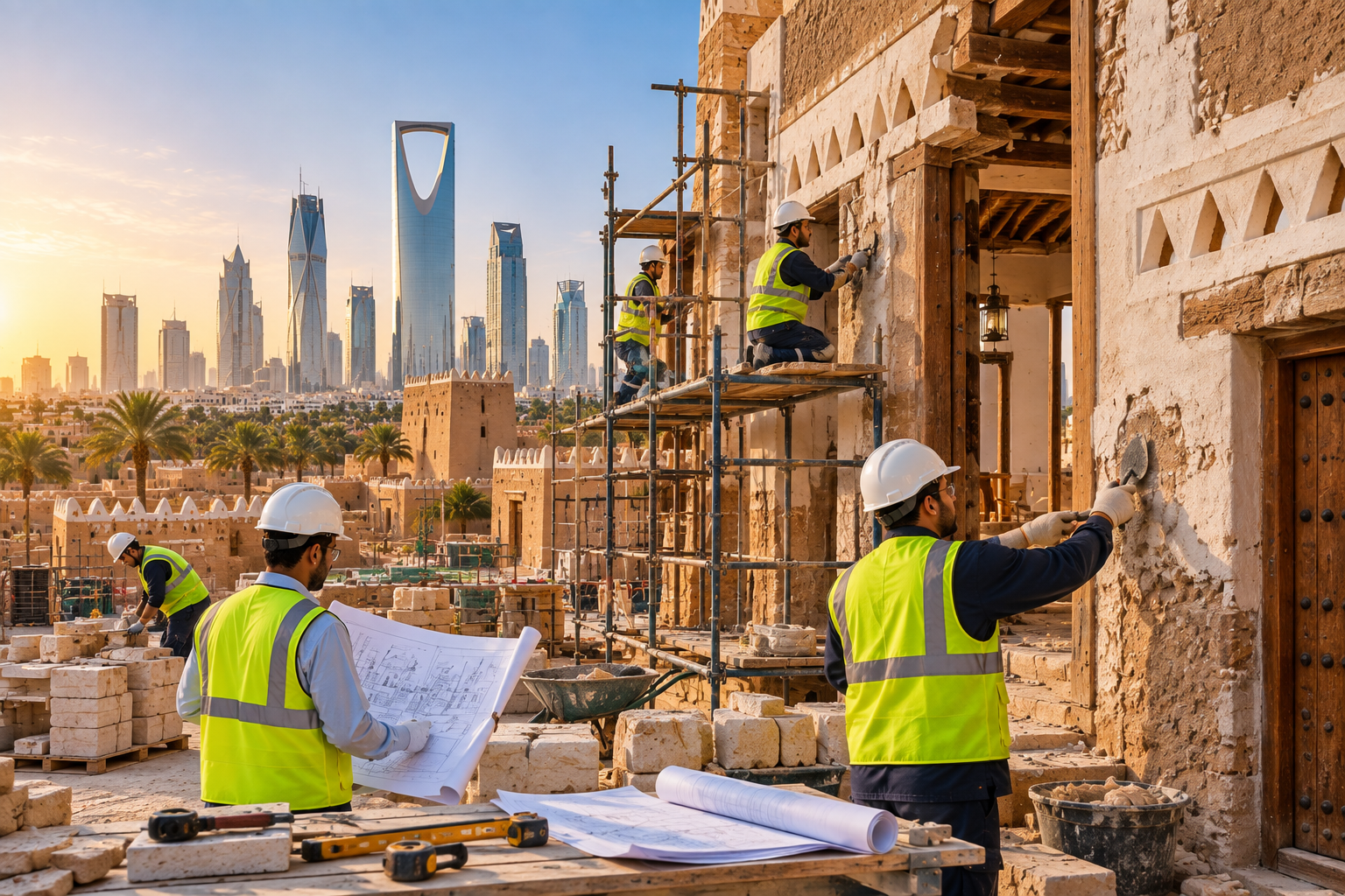 أعمال الترميم والتأهيل